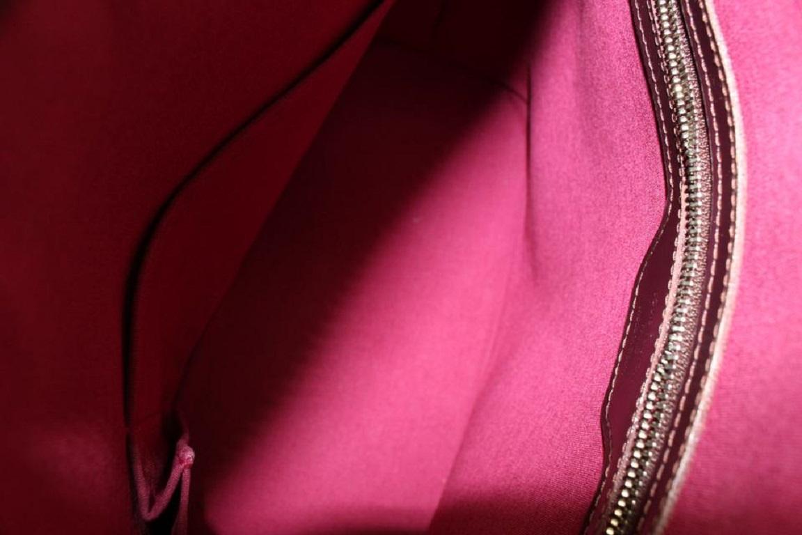 Louis Vuitton Bordeaux Monogram Vernis Mat Stockton Zip Tote Bag 1013lv22 5