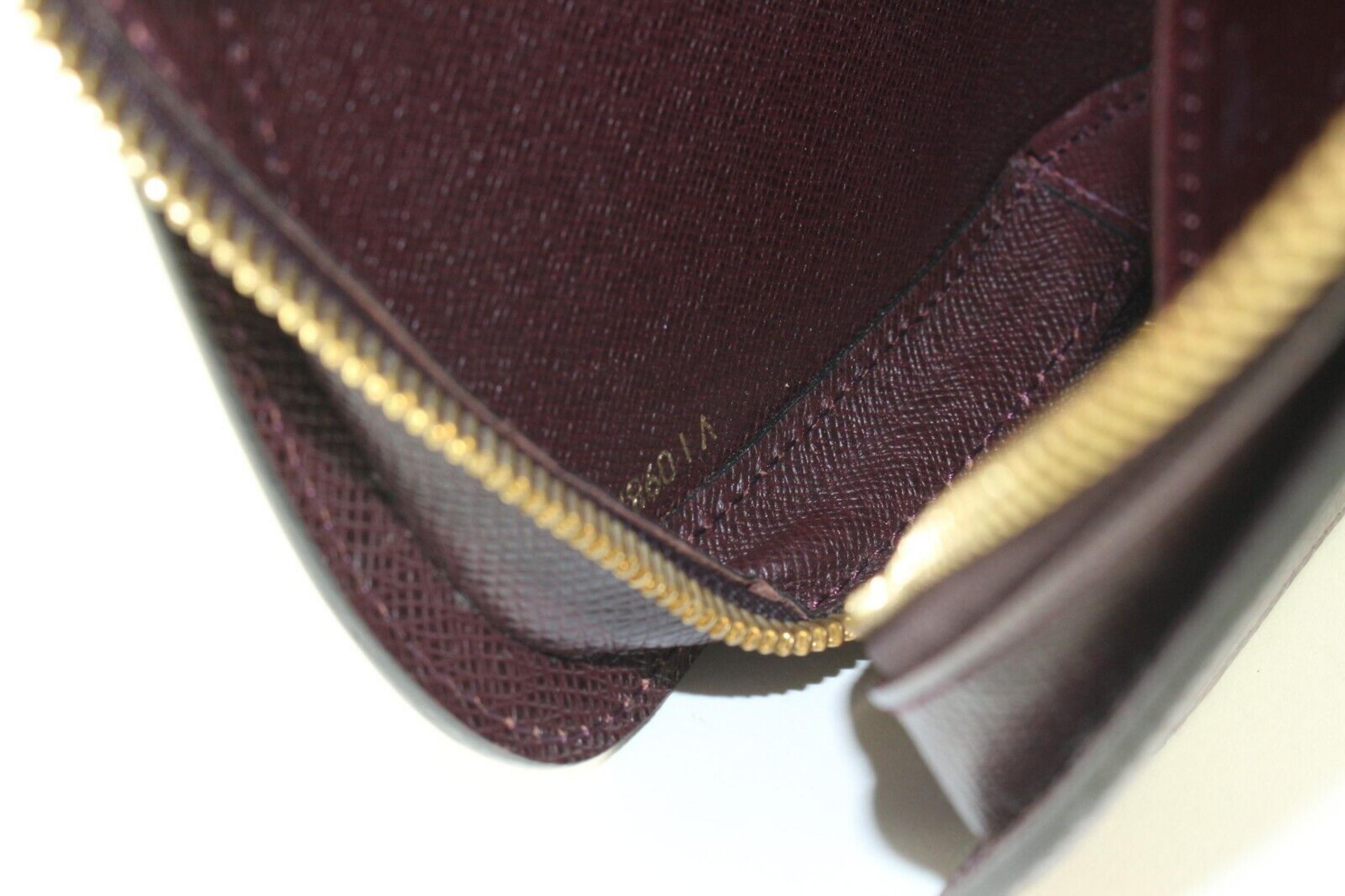 Louis Vuitton Bordeaux Taiga Leather Baikal Wristlet Pouch 6LK0425 4