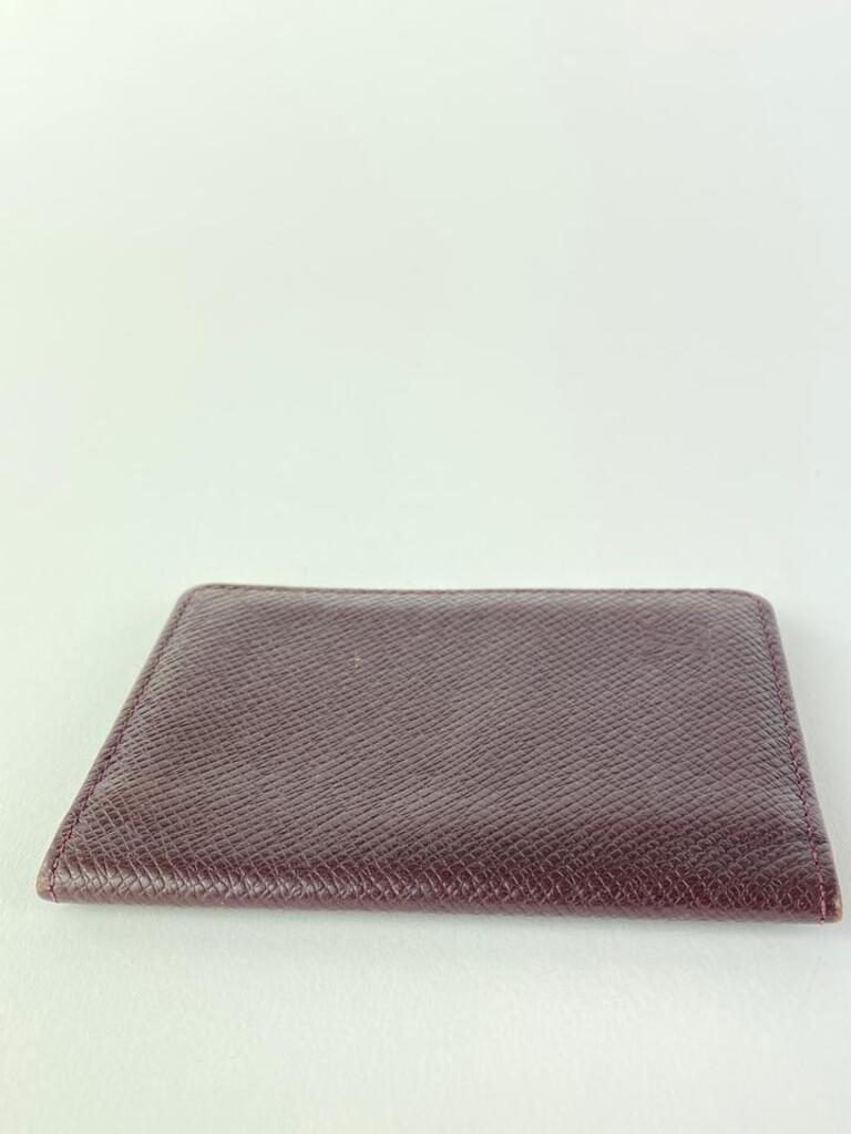 Louis Vuitton Bordeaux Taiga Leather Card Case Wallet Holder 12l520 For Sale 5