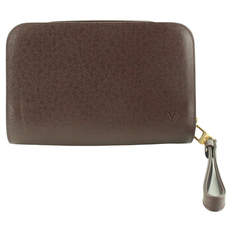 Louis Vuitton Monogram Leather Metallic Navy Nacre Empreinte Key Pouch Cles  34L2 For Sale at 1stDibs