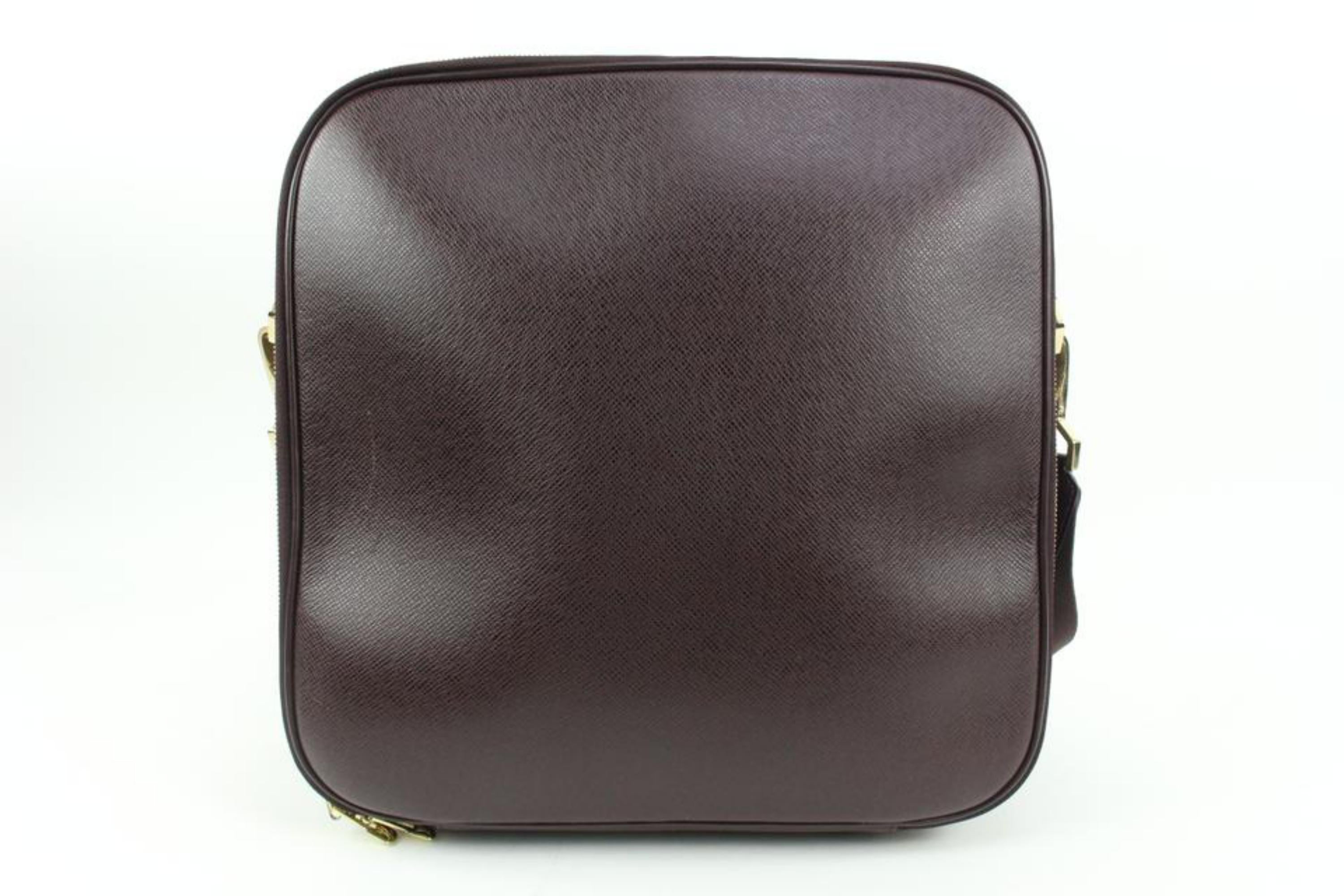 Louis Vuitton Bordeaux Taiga Leather Porte Ordinateur 2way Briefcase Messenge6lv For Sale 5