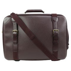 Louis Vuitton Bordeaux Taiga Leather Satellite 53 Suitcase Strap Luggage 67lv315