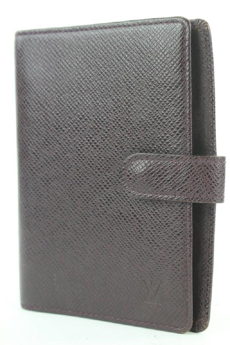 Large Ring Agenda Cover Taiga Leather - Books and Stationery