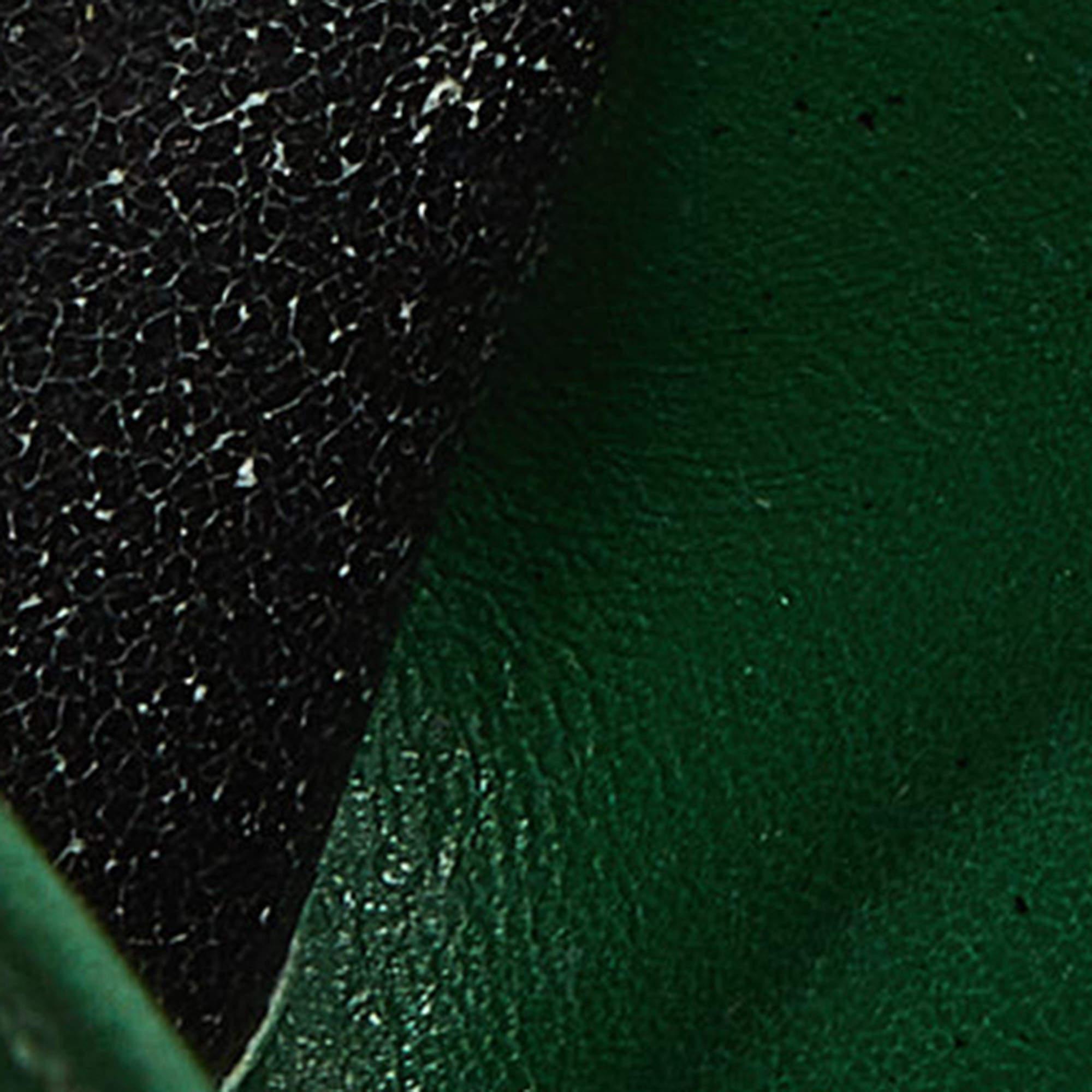 Louis Vuitton Borneo Green Epi Leather 4 Key Holder For Sale 3