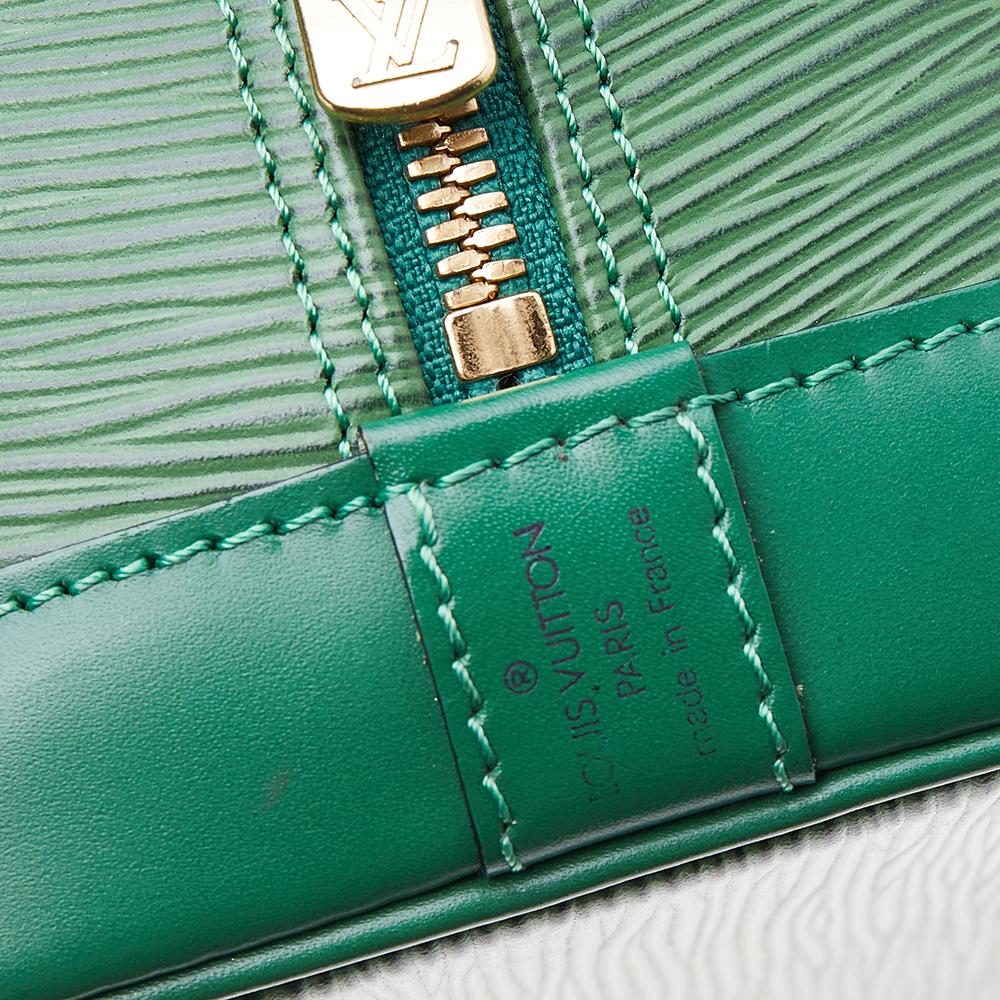 Louis Vuitton Borneo Green Epi Leather Alma PM Bag 1