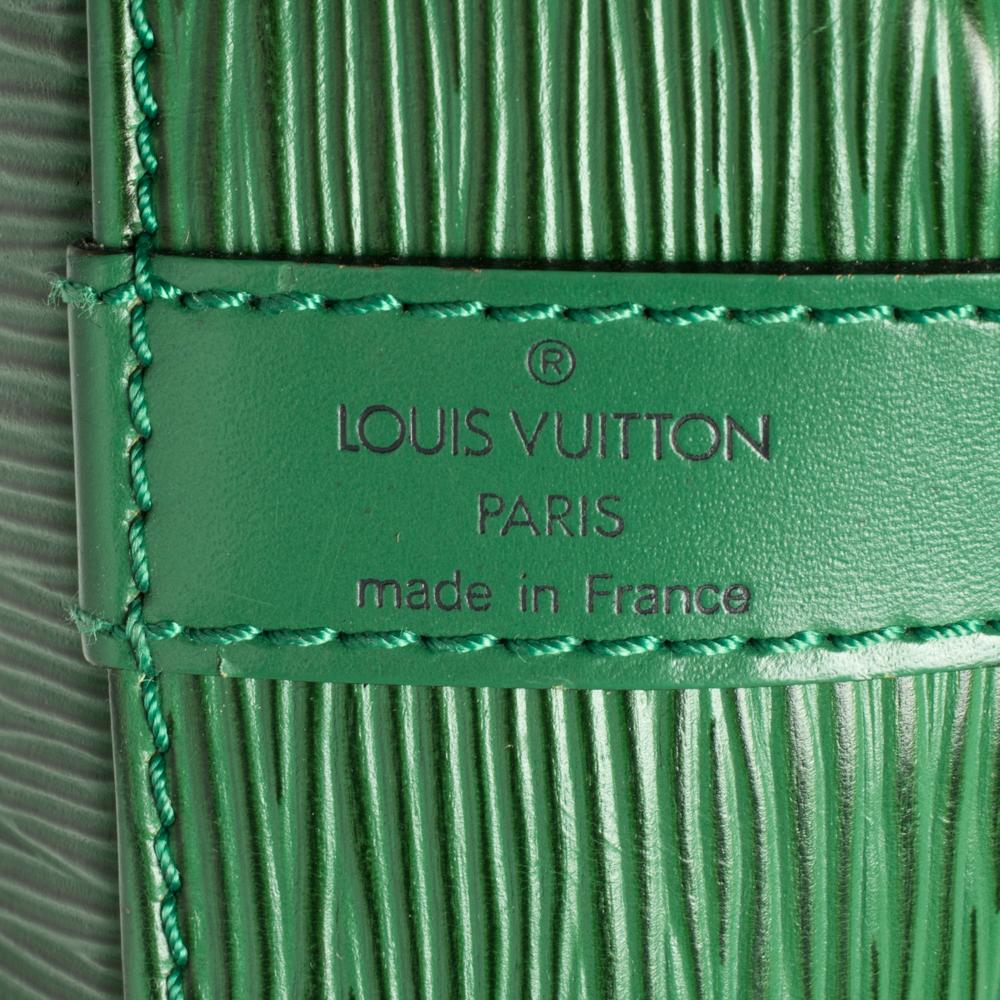 Louis Vuitton Borneo Green Epi Leather Petit Noe Bag 5