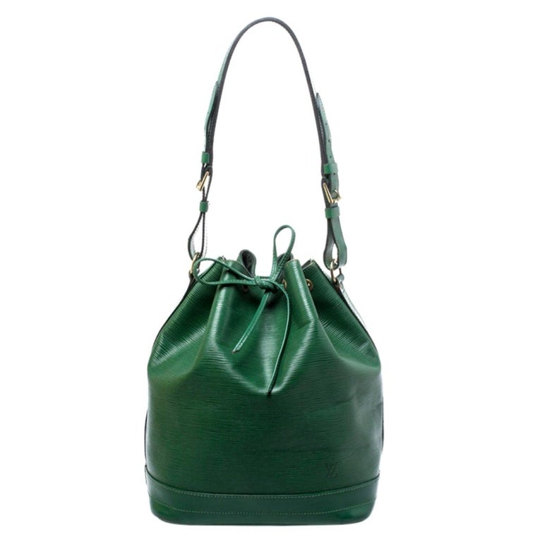 Louis Vuitton Borneo Green Epi Leather Petit Noe Shoulder Bag at 1stDibs