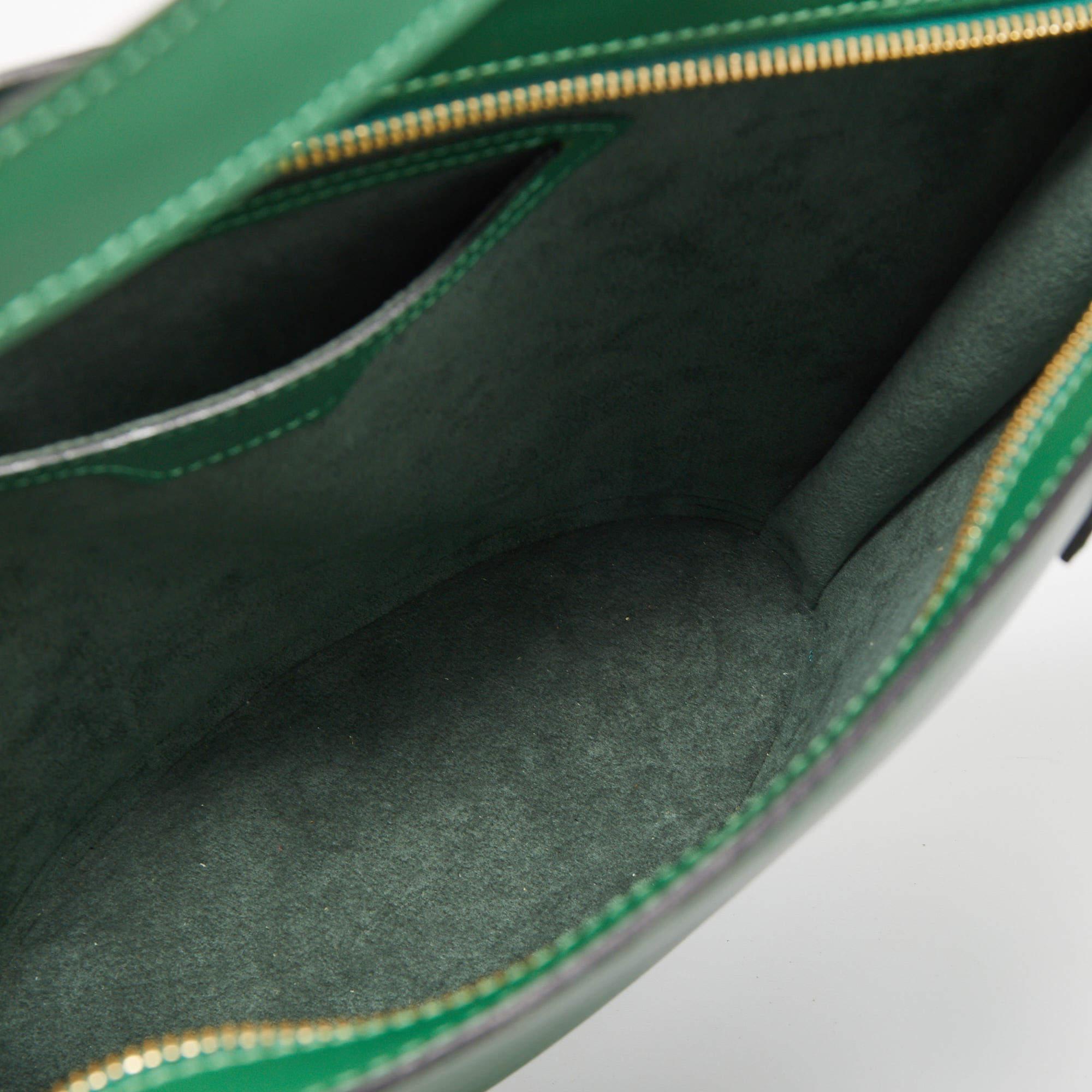 Louis Vuitton Borneo Green Epi Leather Saint Jacques PM Tote 6