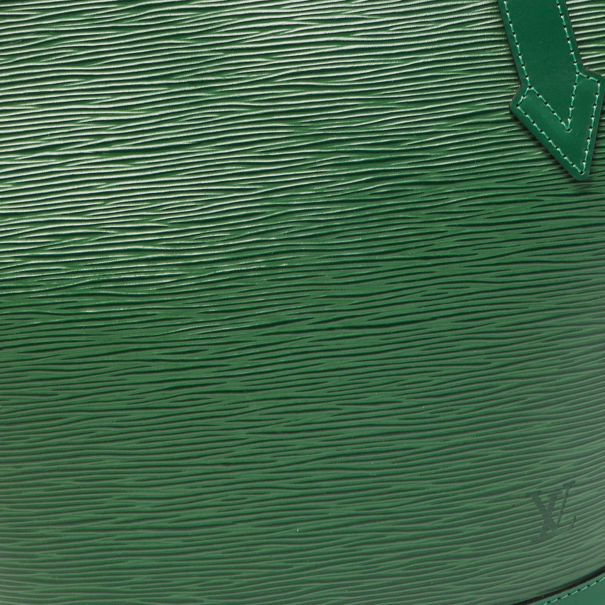 Louis Vuitton Borneo Green Epi Leather Saint Jacques PM Tote 1