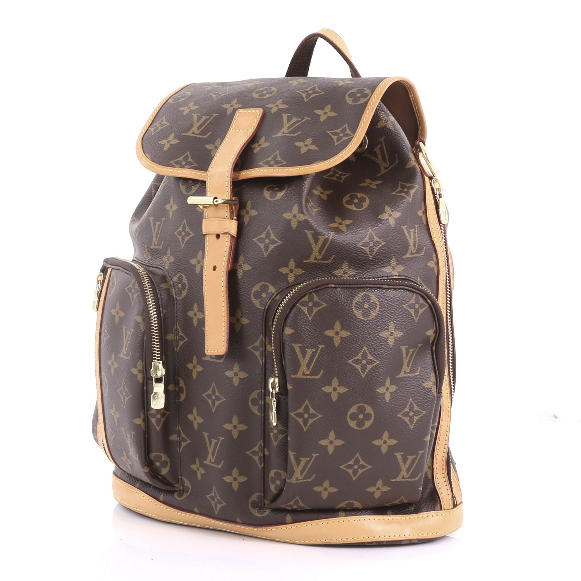 Louis Vuitton Bosphore Backpack Monogram Canvas In Good Condition In NY, NY