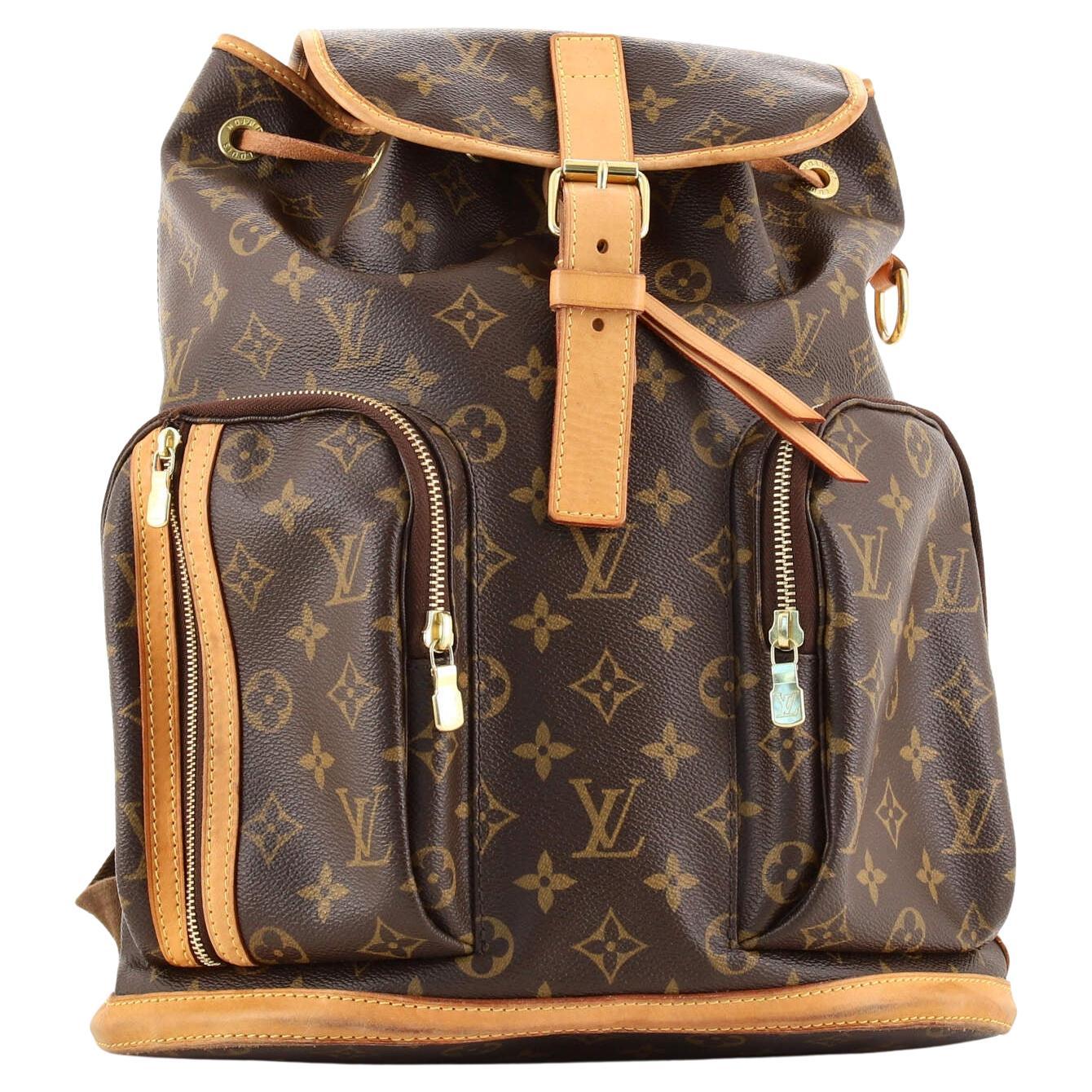 Louis Vuitton Clapton Backpack Damier and Leather at 1stDibs
