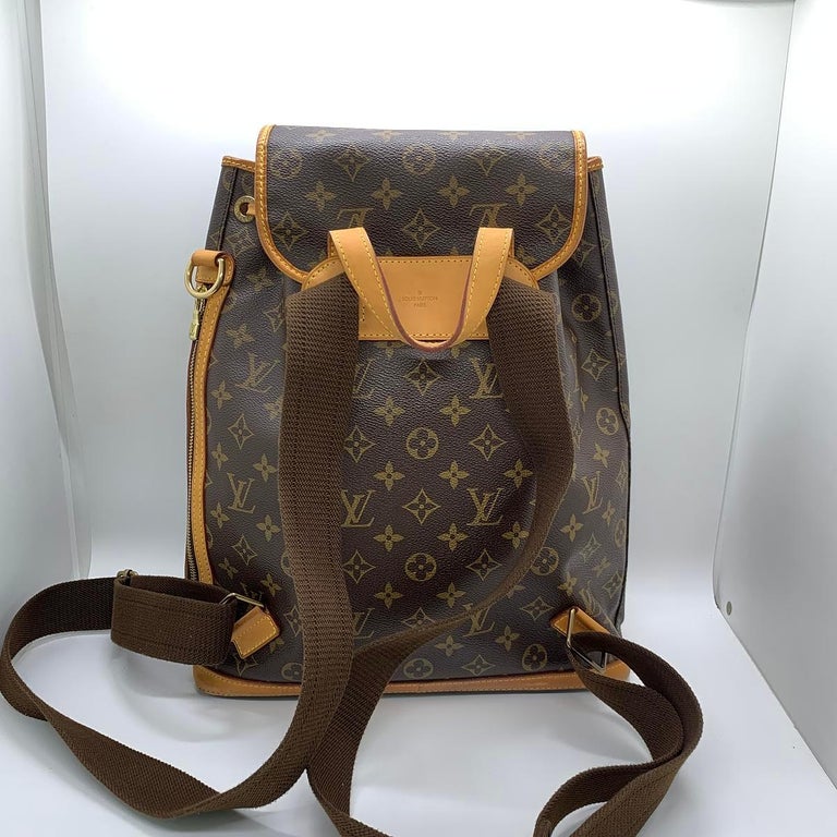 louis vuitton backpack bosphore monogram brown Sac à Dos a flat top handle Louis Vuitton Brown Monogram Canvas