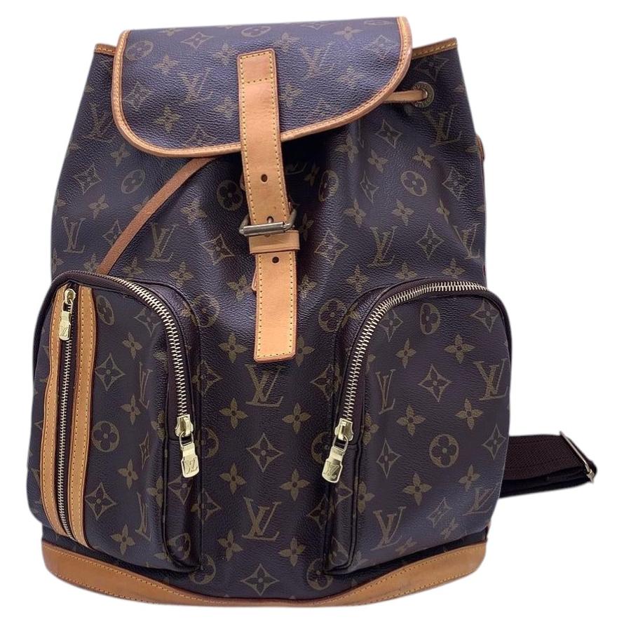 Louis Vuitton Bosphore Backpack Monogram Canvas Rucksack Brown