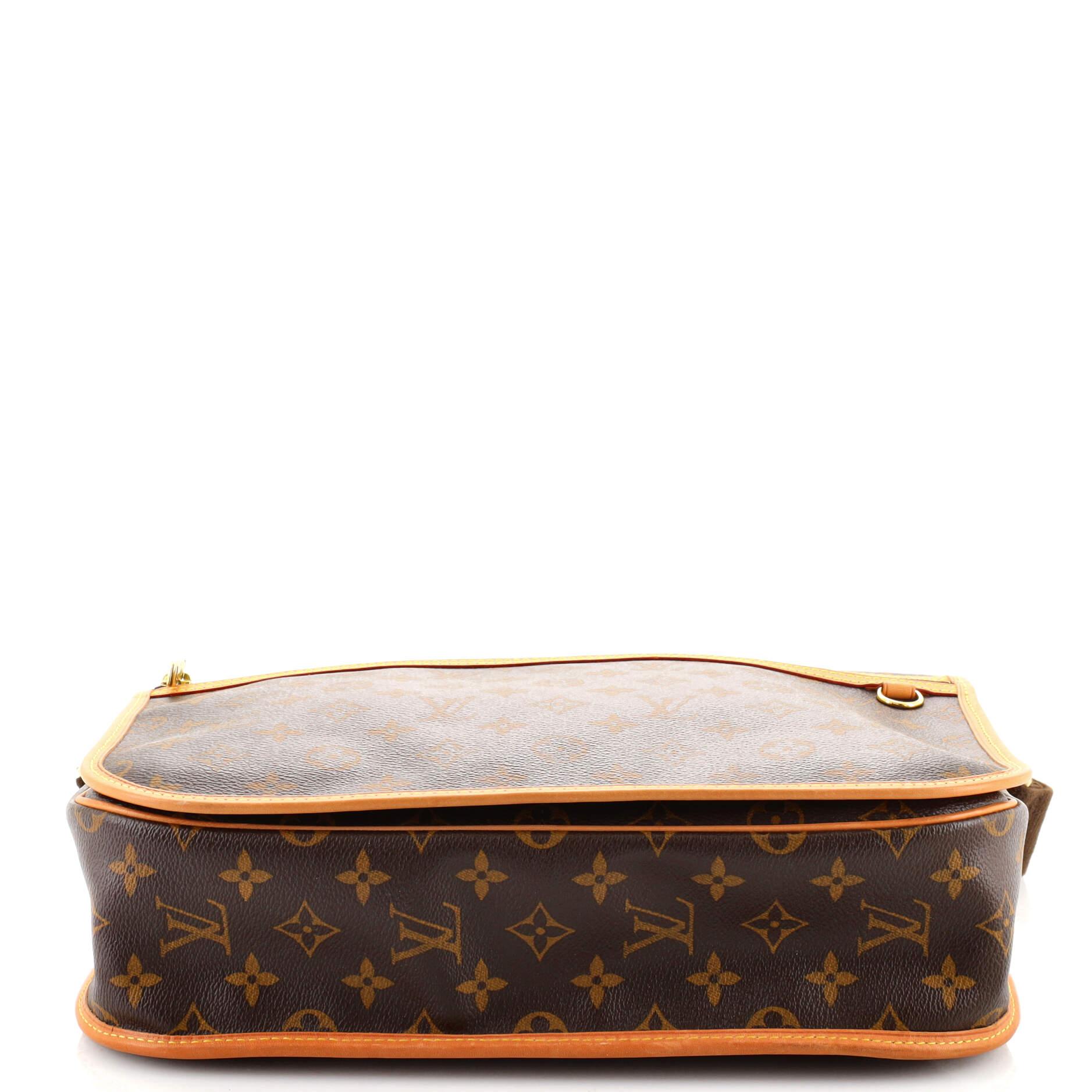 Black Louis Vuitton Bosphore Messenger Bag Monogram Canvas GM