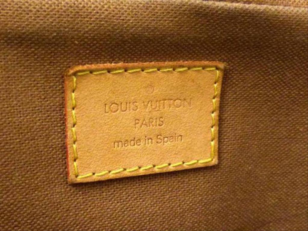 Women's or Men's Louis Vuitton Bosphore Monogram Briefcase 220196 Brown Coated Canvas Messenger B