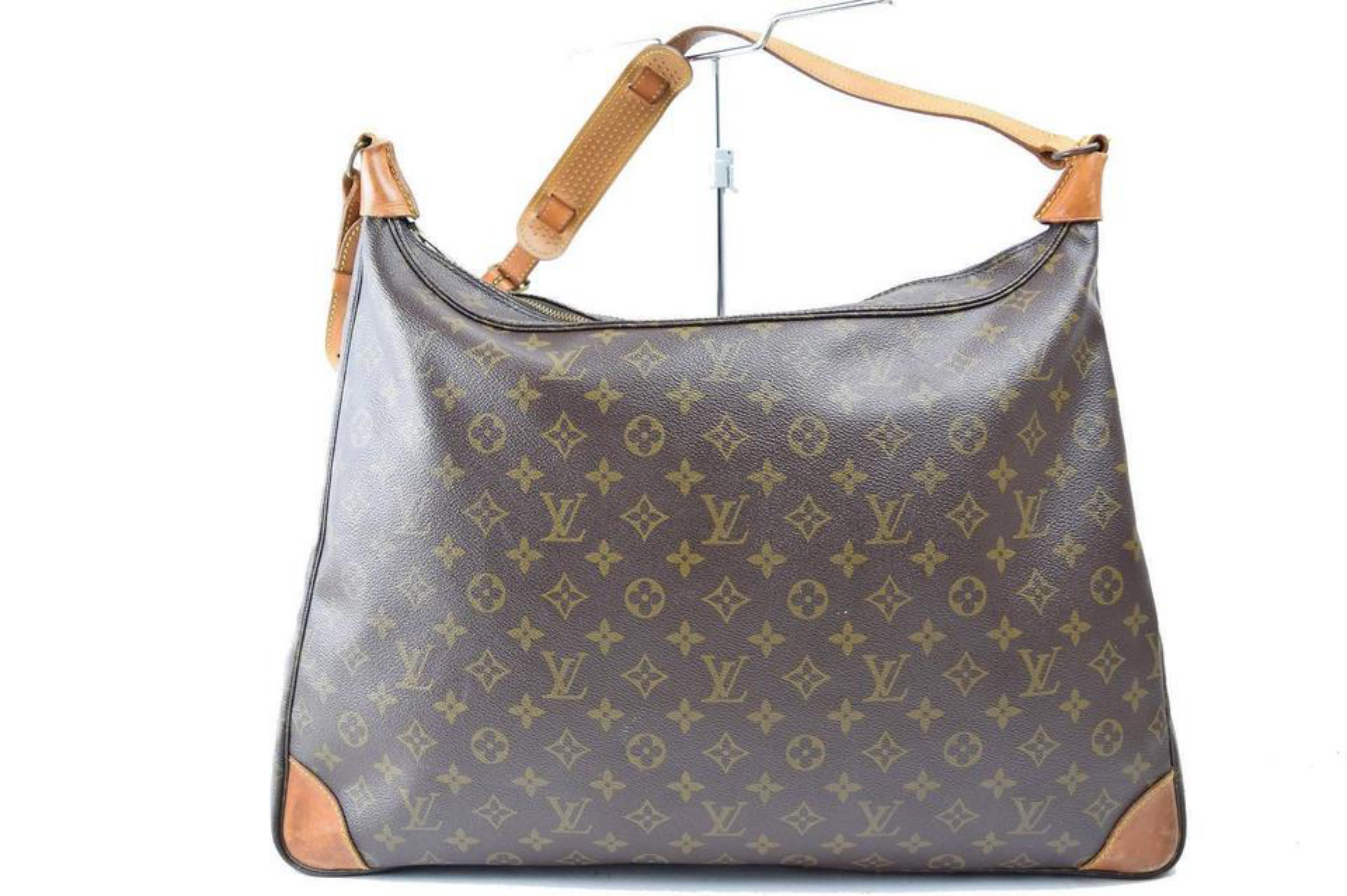 Louis Vuitton Boulogne Ballad Monogram R865843 Brown Coated Canvas Shoulder Bag For Sale 5