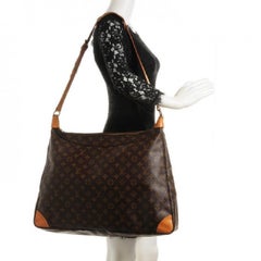 Louis Vuitton Boulogne Ballad Monogram R865843 Brown Coated Canvas Shoulder Bag