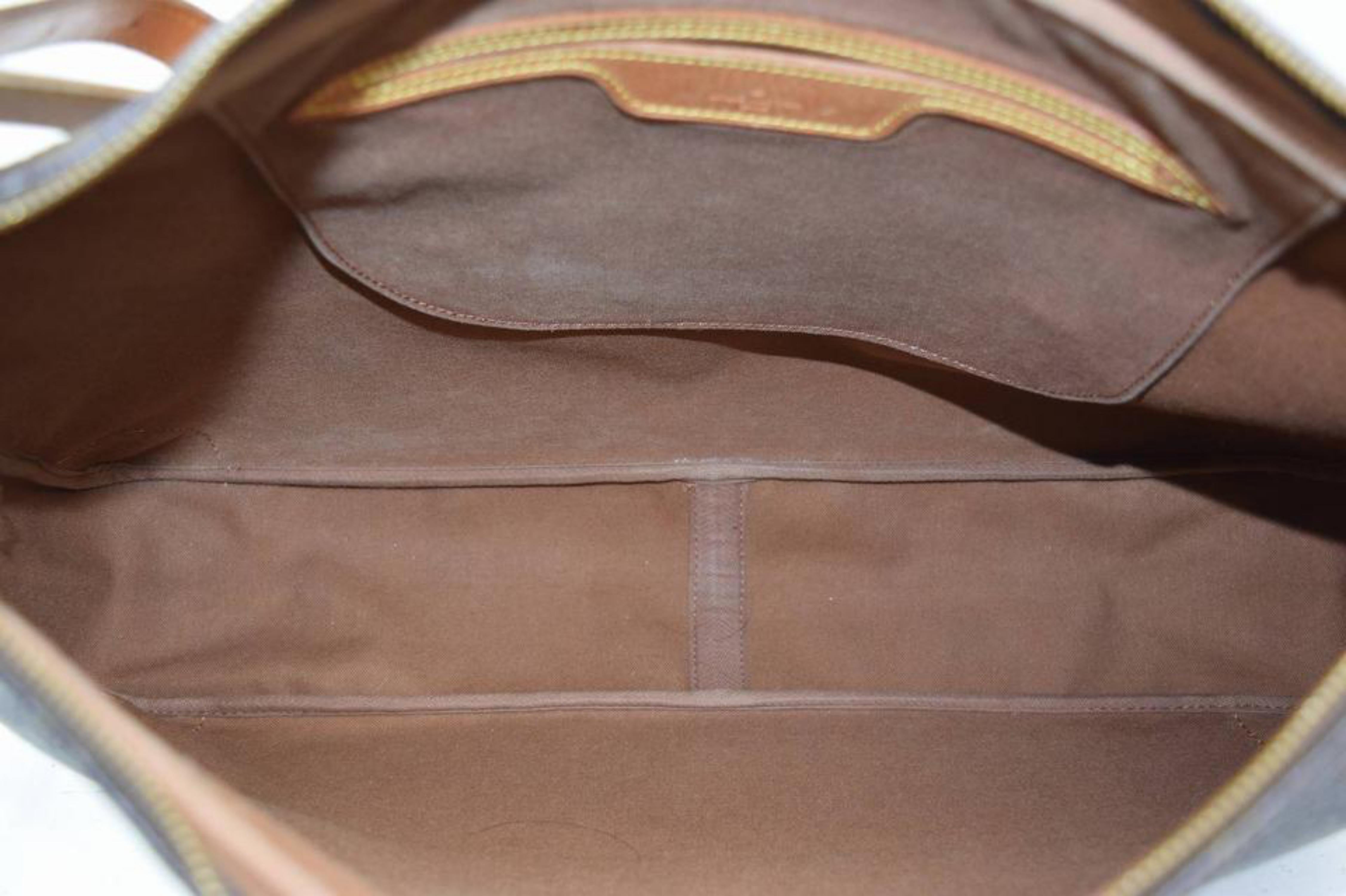 Louis Vuitton Boulogne Ballad Monogram R865843 Brown Coated Canvas Shoulder Bag For Sale 1