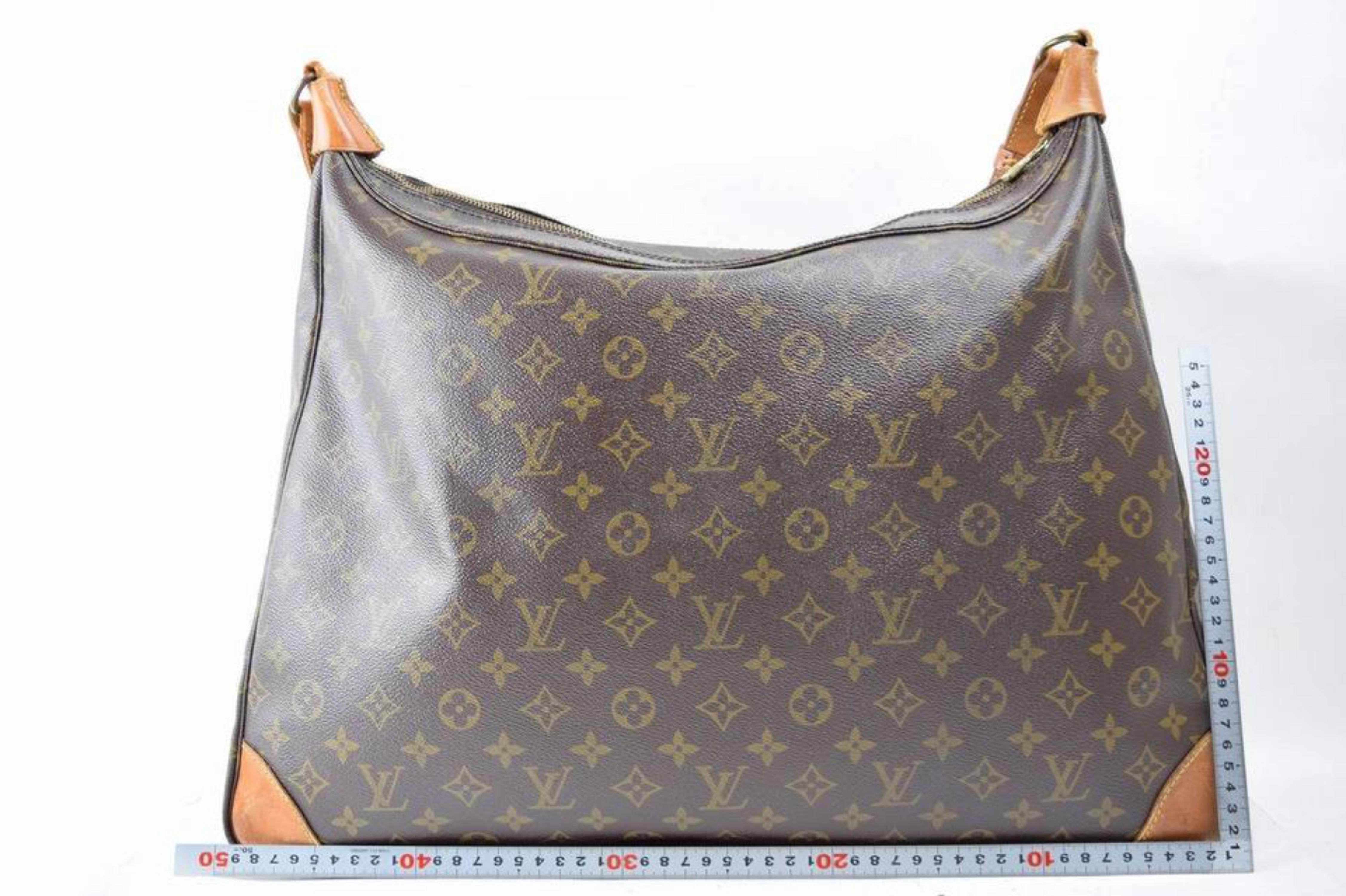 Louis Vuitton Boulogne Ballad Monogram R865843 Brown Coated Canvas Shoulder Bag For Sale 3
