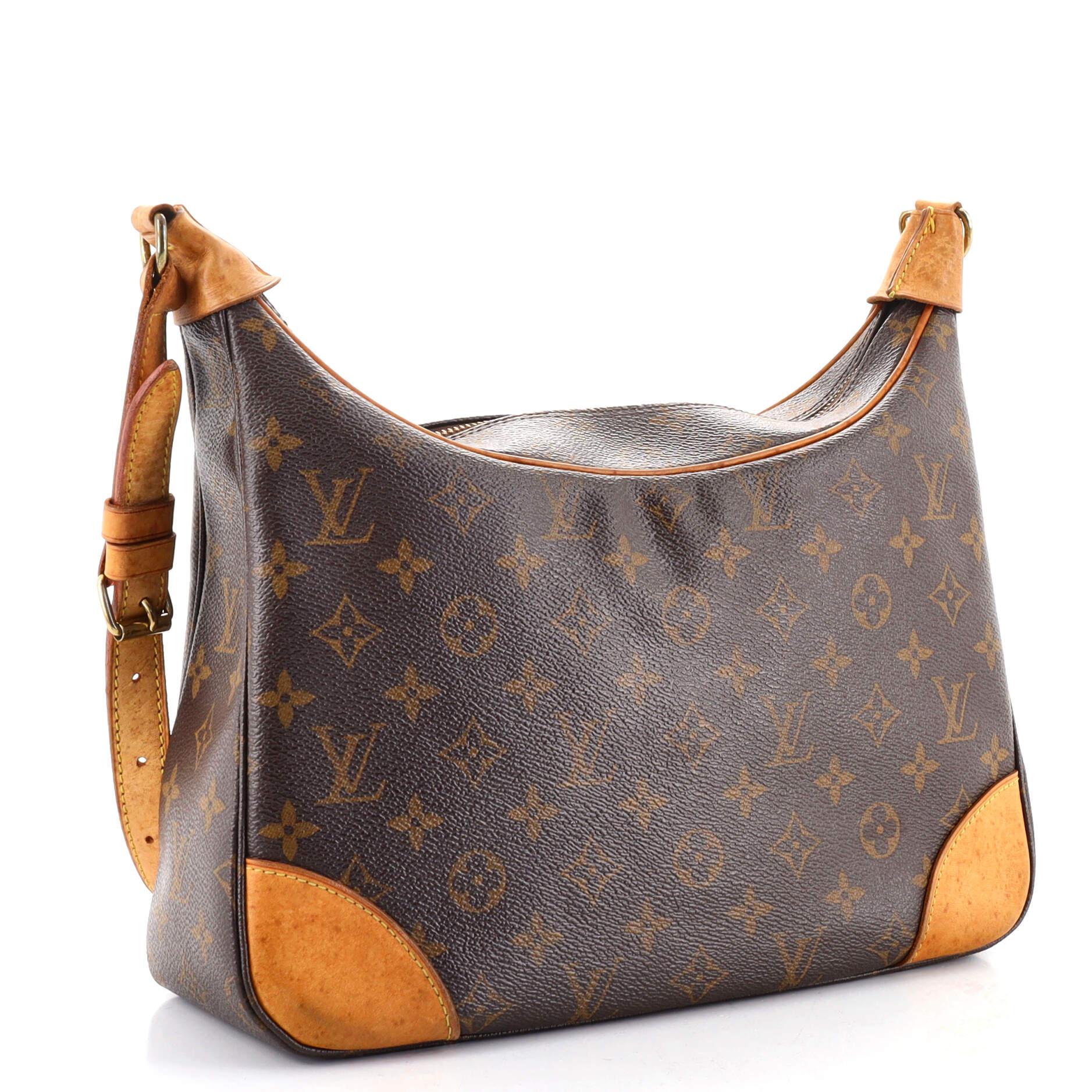 Shop for Louis Vuitton Monogram Canvas Leather Boulogne 35 cm Bag