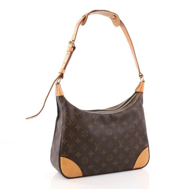 Louis Vuitton Boulogne Handbag Monogram Canvas 30 In Good Condition In NY, NY