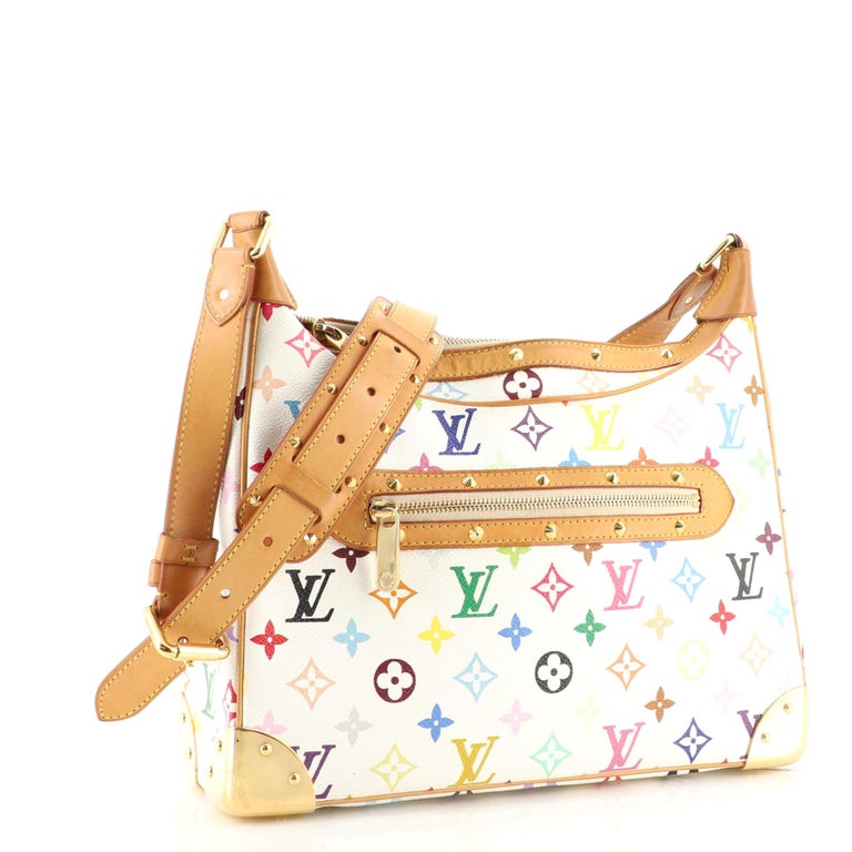 Louis Vuitton - Authenticated Boulogne Handbag - Leather Multicolour Abstract for Women, Good Condition