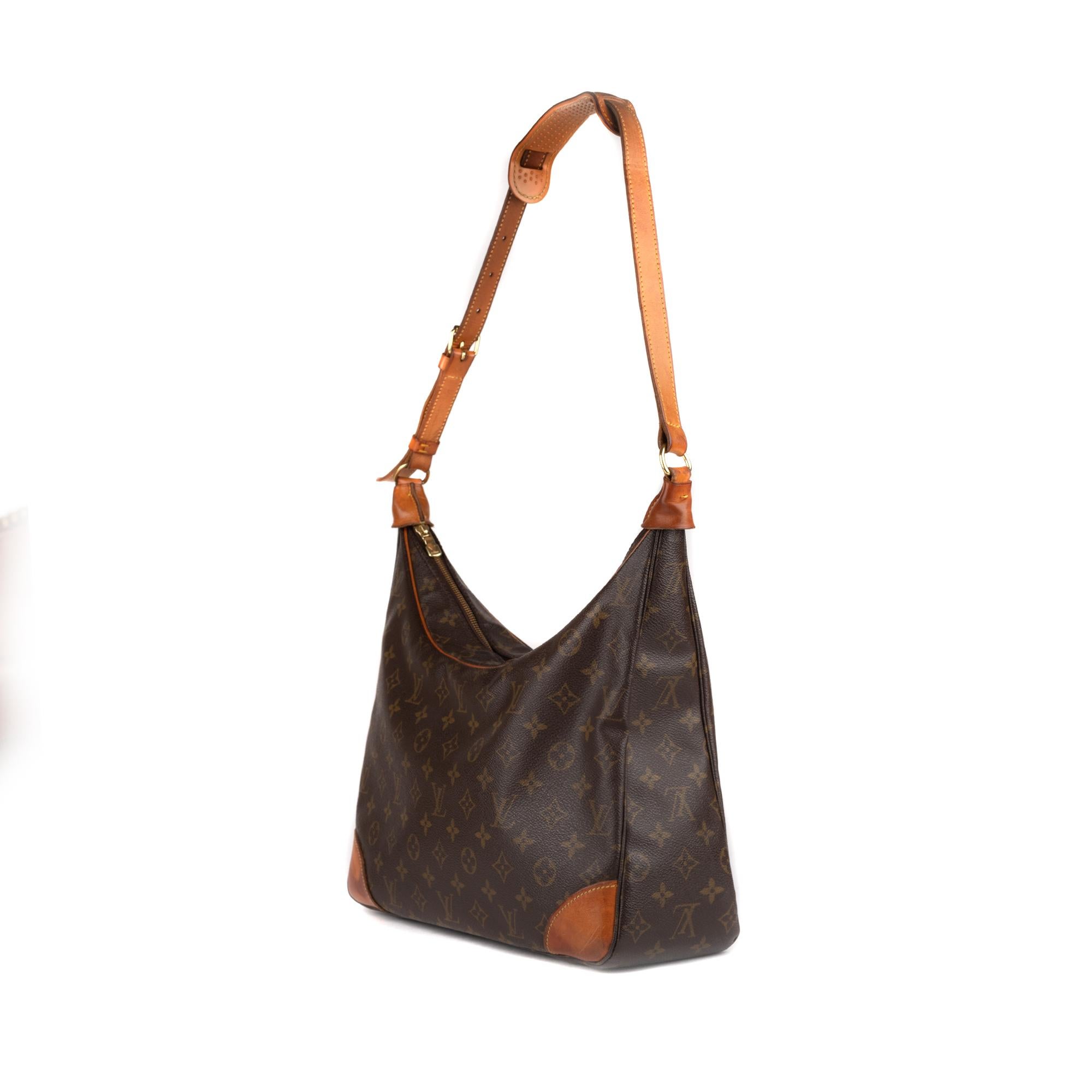 Black Louis Vuitton Boulogne Monogram Handbag