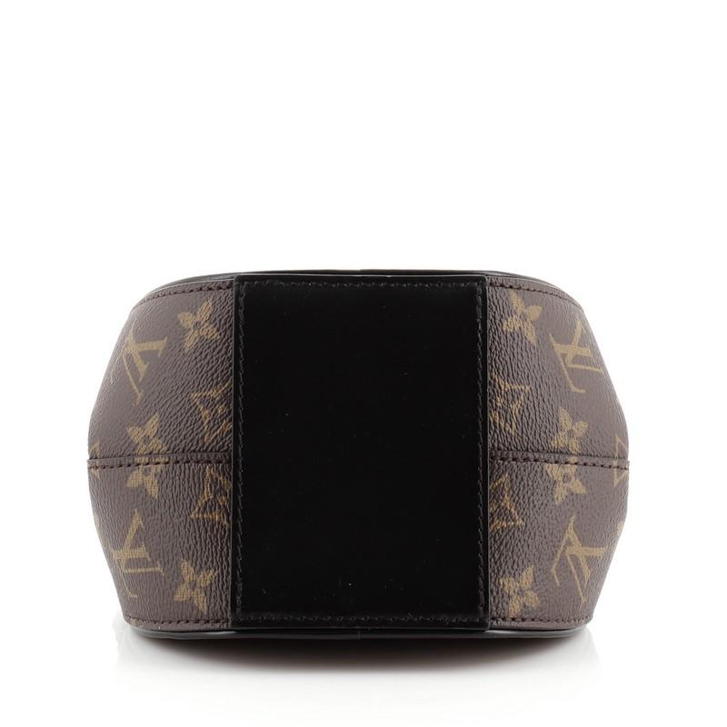 Brown Louis Vuitton Boursicot Boite Chapeau Bag Limited Edition Reverse Monogram Giant