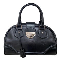 Louis Vuitton Bowling Montaigne MM Negro Piel Epi