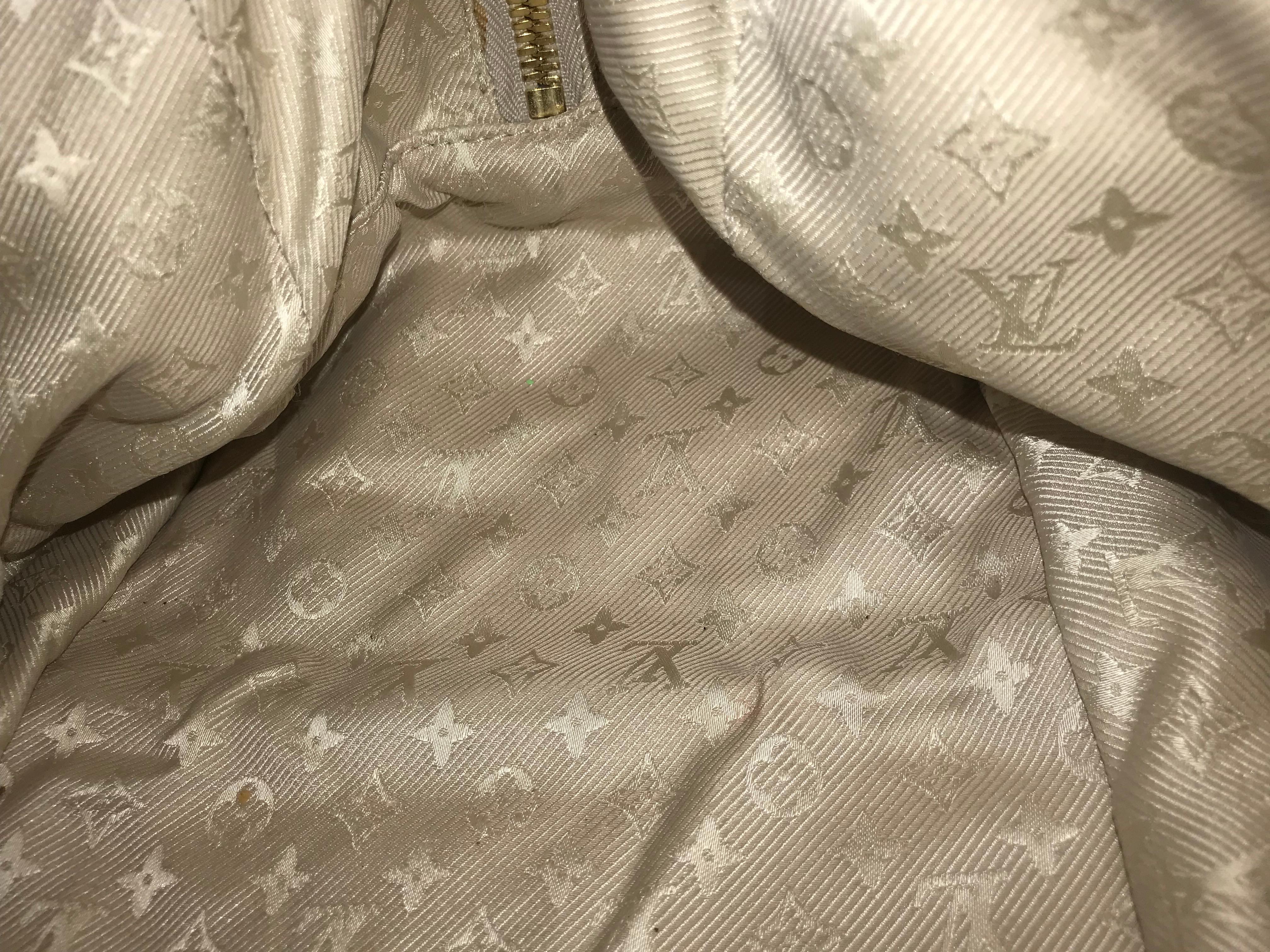 Louis Vuitton Bowly Polka Dot Panama Bag For Sale 5