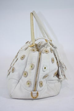 Louis Vuitton Bowly Polka Dot Panama Bag