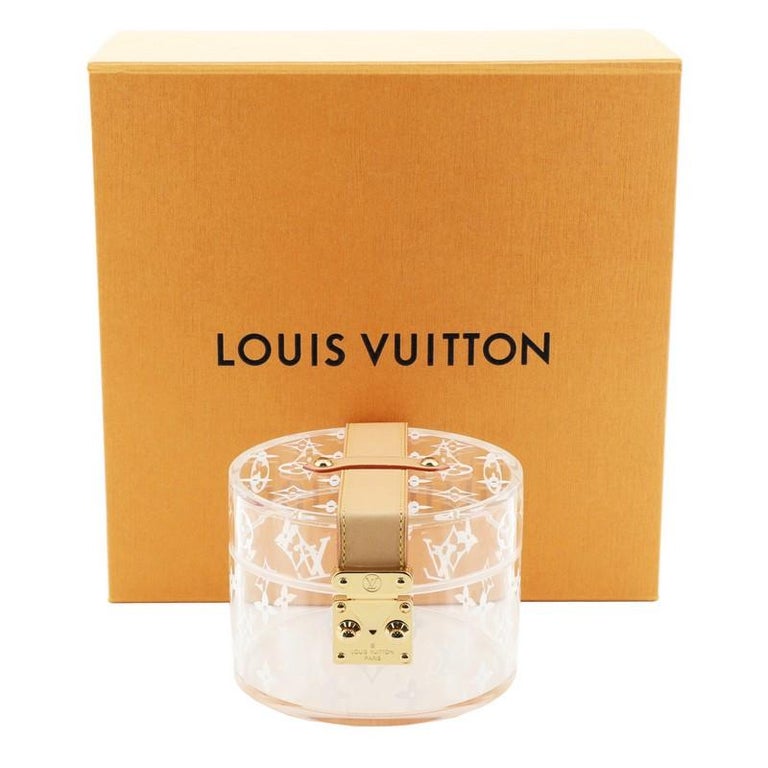 Louis Vuitton Box Scott Monogram Plexiglass at 1stDibs