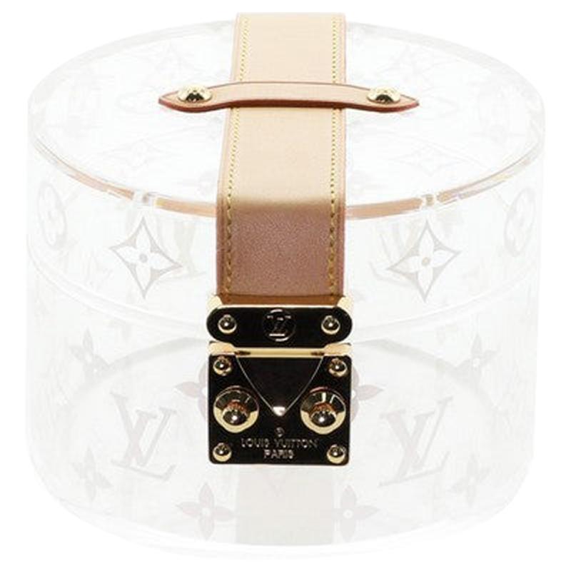 Louis Vuitton, Other, Louis Vuitton Monogram Plexiglass Scott Box With  Silk Monogram Bow