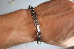 Louis Vuitton Bracelet. LV Collier Monogram Box Chain Bracelet.