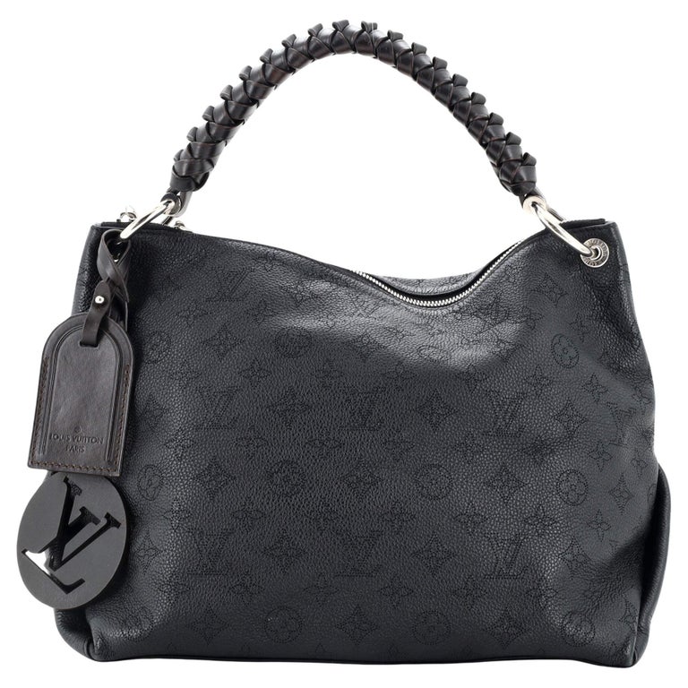 Louis Vuitton Cream Mahina Carmel Hobo - Handbag | Pre-owned & Certified | used Second Hand | Unisex