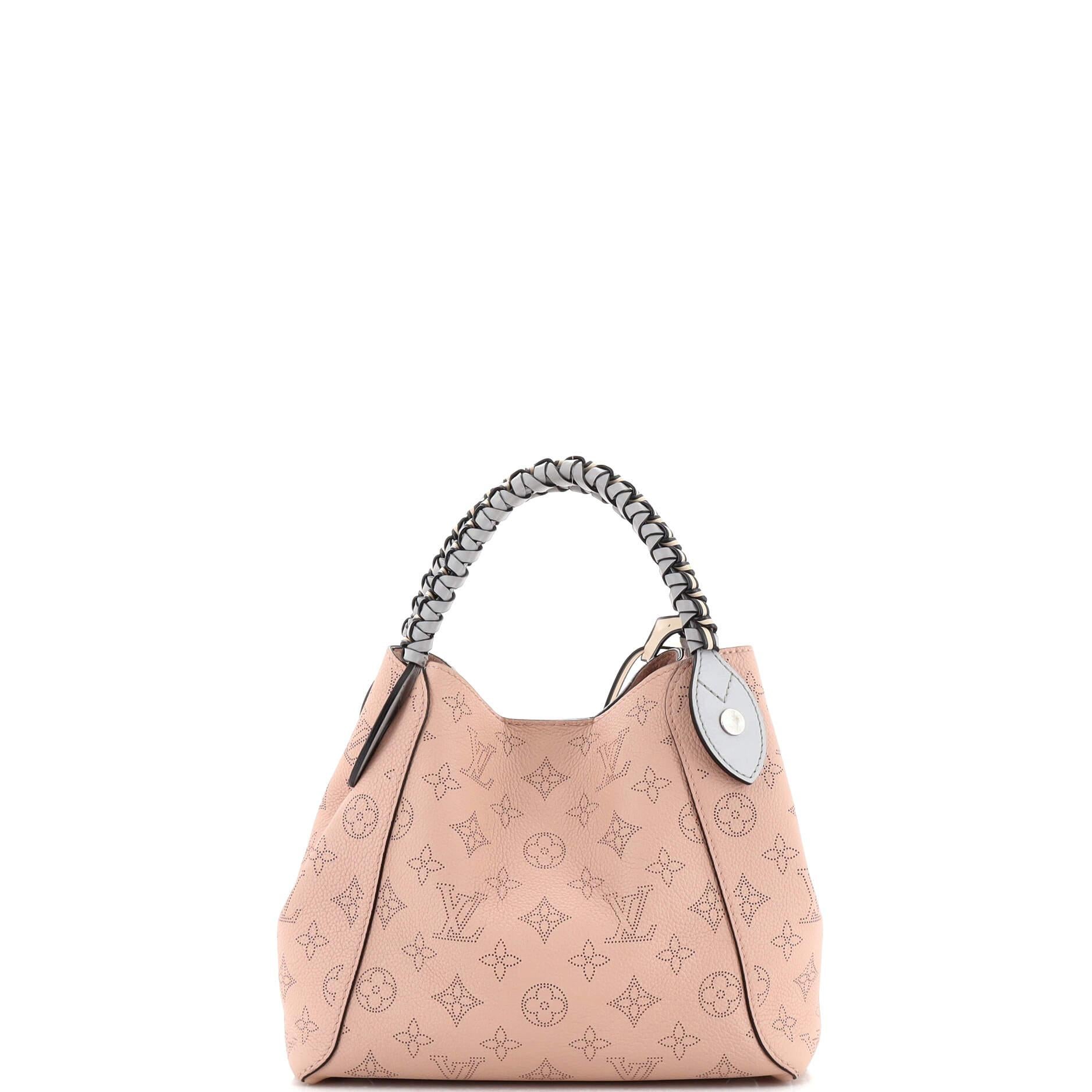 Women's or Men's Louis Vuitton Braided Handle Hina Handbag Mahina Leather PM