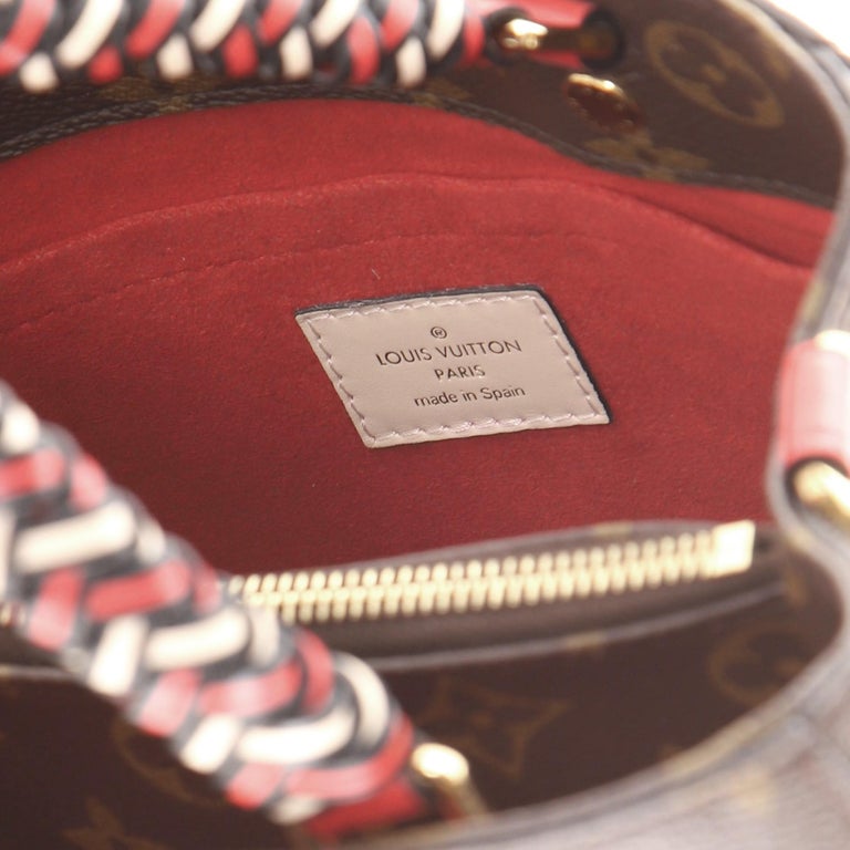  Louis Vuitton Montaigne BB Monogram Braided Handle