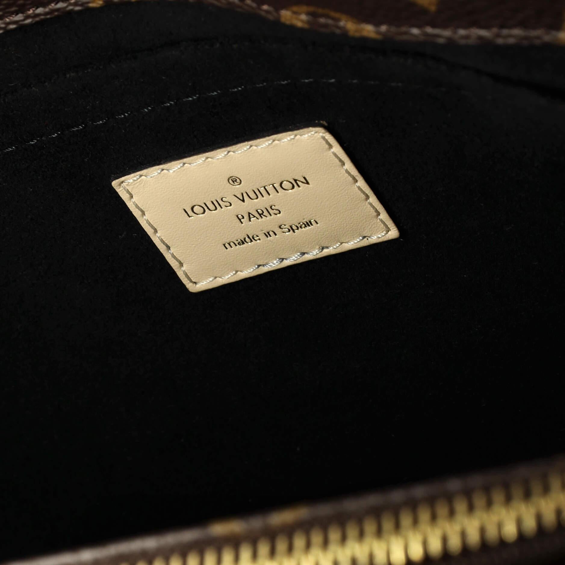 Louis Vuitton Braided Handle Montaigne Handbag Monogram Canvas MM 2