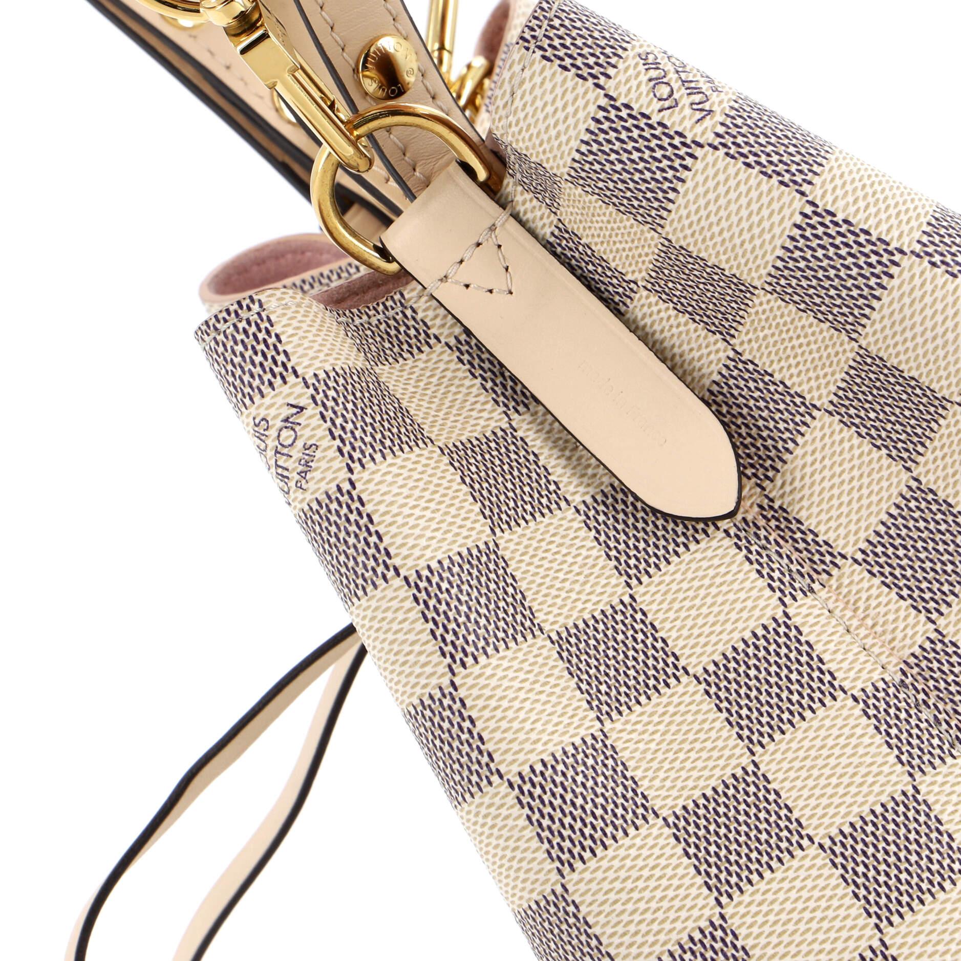 Louis Vuitton Braided Handle NeoNoe Handbag Damier BB For Sale 2