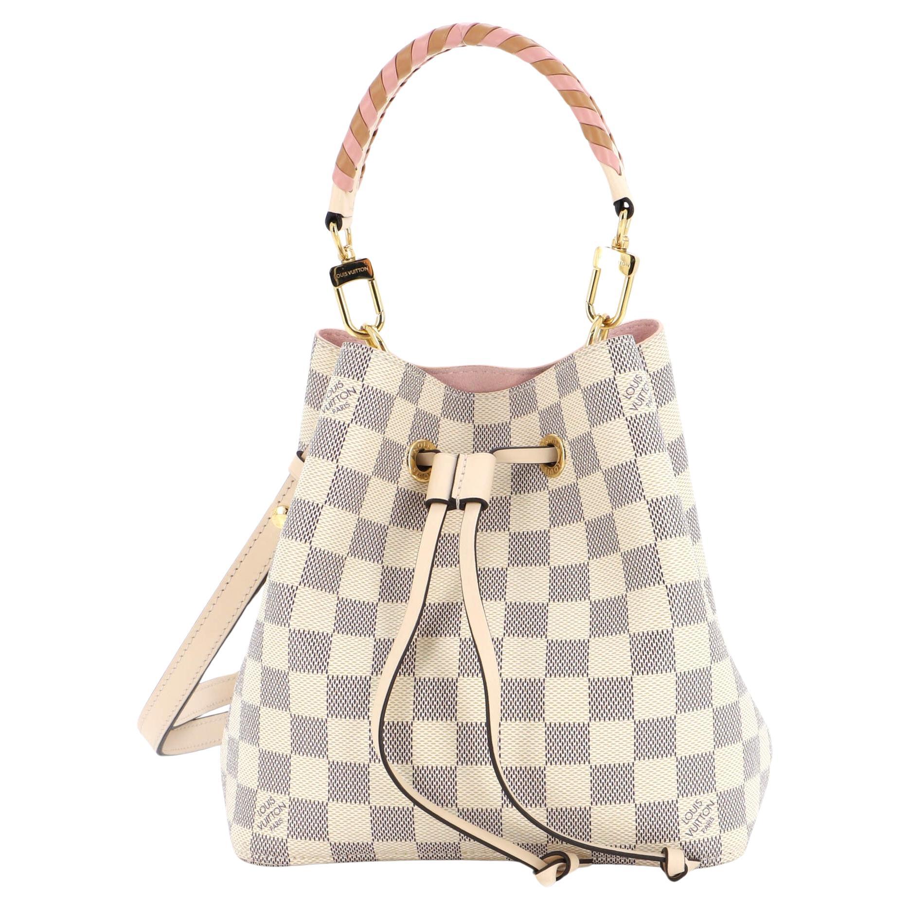 Limited Edition Louis Vuitton NeoNoe Bucket Bag in Damier Azur