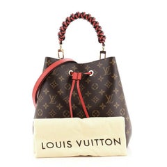 Louis Vuitton Braided Handle NeoNoe Handbag Monogram Canvas