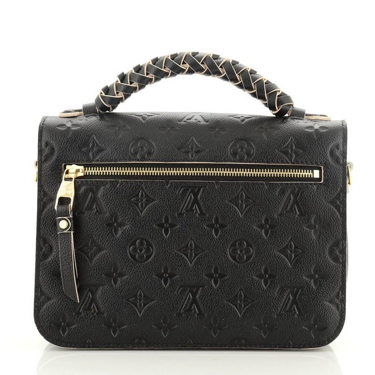 Louis Vuitton Monogram Empreinte Braided Pochette Metis - Black Handle  Bags, Handbags - LOU700041