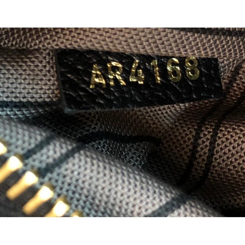 Black Louis Vuitton  Braided Handle Pochette Metis Monogram Empreinte Leather