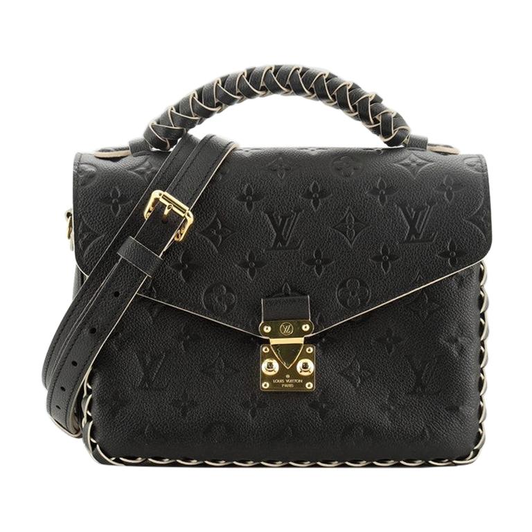 Louis Vuitton Braided Handle Pochette Metis Monogram Empreinte Leather ...