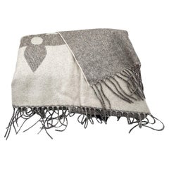 Louis Vuitton Brand New Grey Giant Monogram Cashmere Scarf