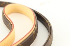 Louis Vuitton Brand New Rare Monogram Baxter MM Dog Leash Pet Lead 69lk78s