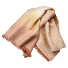 Louis Vuitton Brand New Sold out Ombre Brush Jaune Chale Shawl Scarf