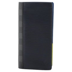 Louis Vuitton Brazza Wallet Epi Leather with Damier Graphite