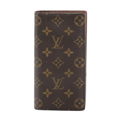 Louis Vuitton Brazza Wallet Monogram Taigarama White