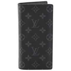 Louis Vuitton, Bags, Louis Vuitton X Fragment Design Monogram Eclipse  Brazza Wallet
